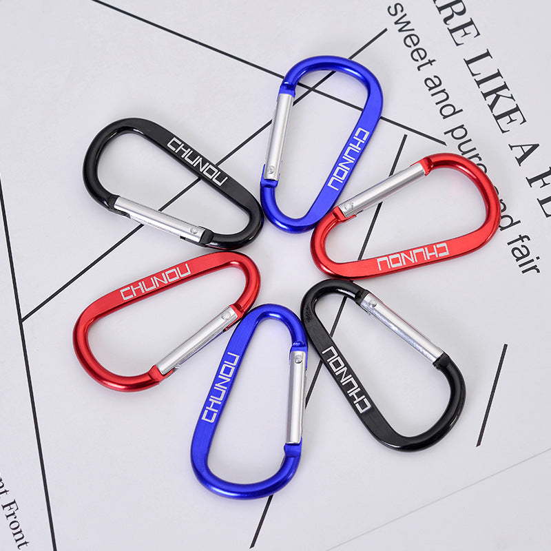 Wholesale Aluminum Alloy Mountaineering Buckle, Kettle Buckle, D-shaped Metal Keychain